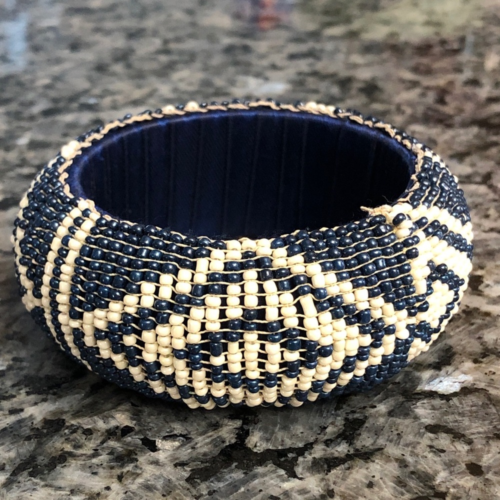 Beaded bangle